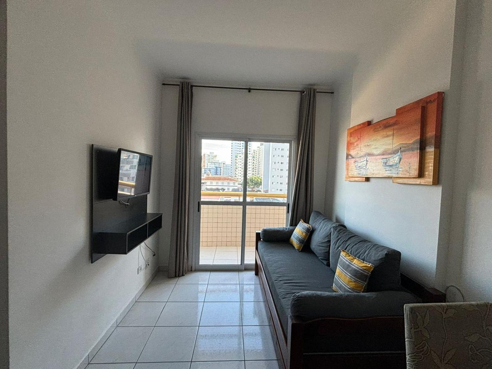 Ferienwohnung Lindo Apto 300M Praia Da Ocian E Centro - Vista Mar- Varanda Sacada - Wi-Fi 300 Mbps - Vaga De Garagem - Acomoda Ate 6 Pessoas Praia Grande  Exterior foto