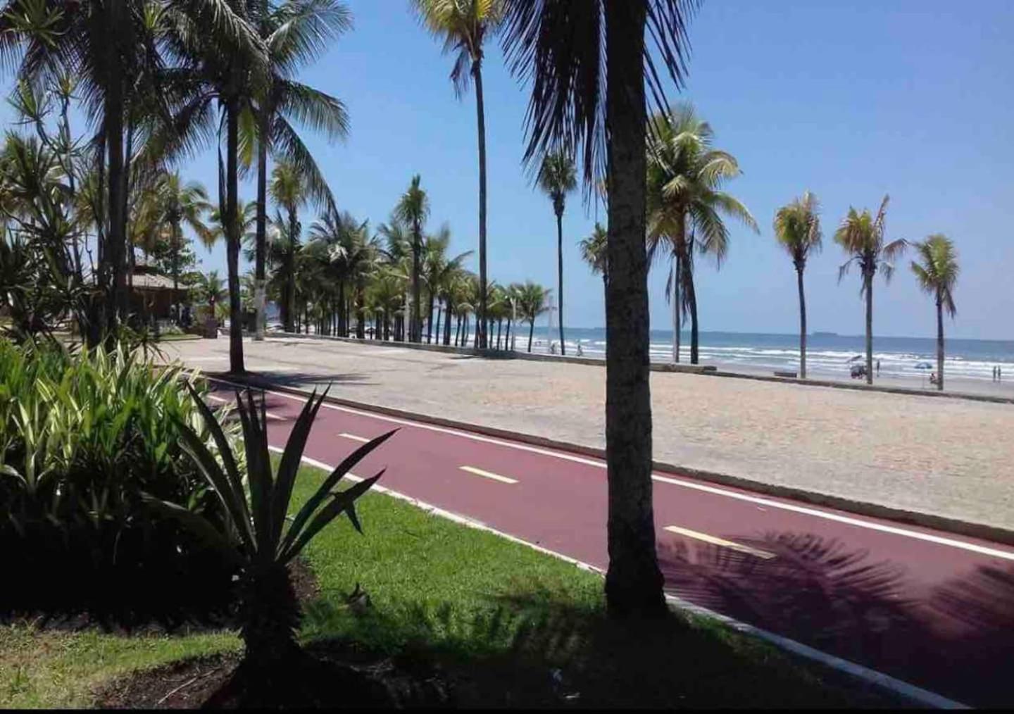 Ferienwohnung Lindo Apto 300M Praia Da Ocian E Centro - Vista Mar- Varanda Sacada - Wi-Fi 300 Mbps - Vaga De Garagem - Acomoda Ate 6 Pessoas Praia Grande  Exterior foto