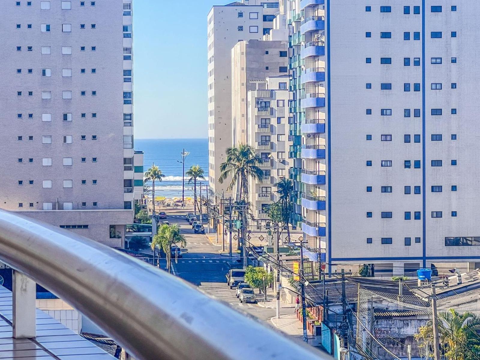 Ferienwohnung Lindo Apto 300M Praia Da Ocian E Centro - Vista Mar- Varanda Sacada - Wi-Fi 300 Mbps - Vaga De Garagem - Acomoda Ate 6 Pessoas Praia Grande  Exterior foto